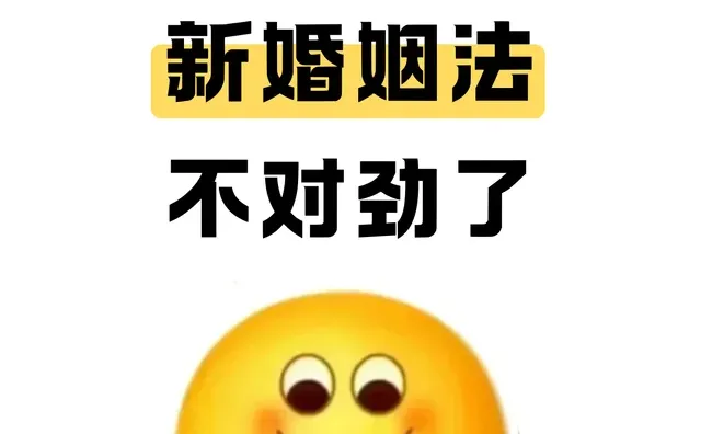 渐渐有人发现，新婚姻法，不对劲了