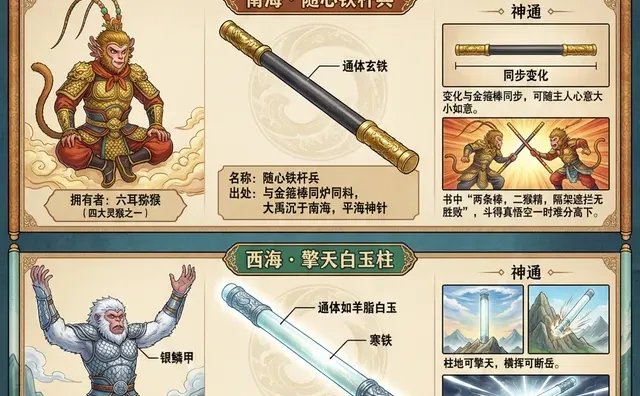 与金箍棒齐名的三个棒子，你知道是什么吗？