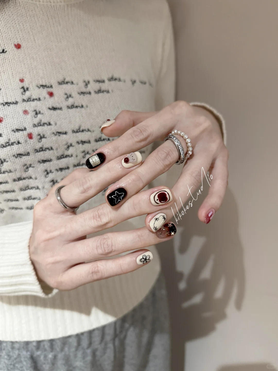 🍒🐄🍪🌟奶呼呼的～｜绍兴美甲