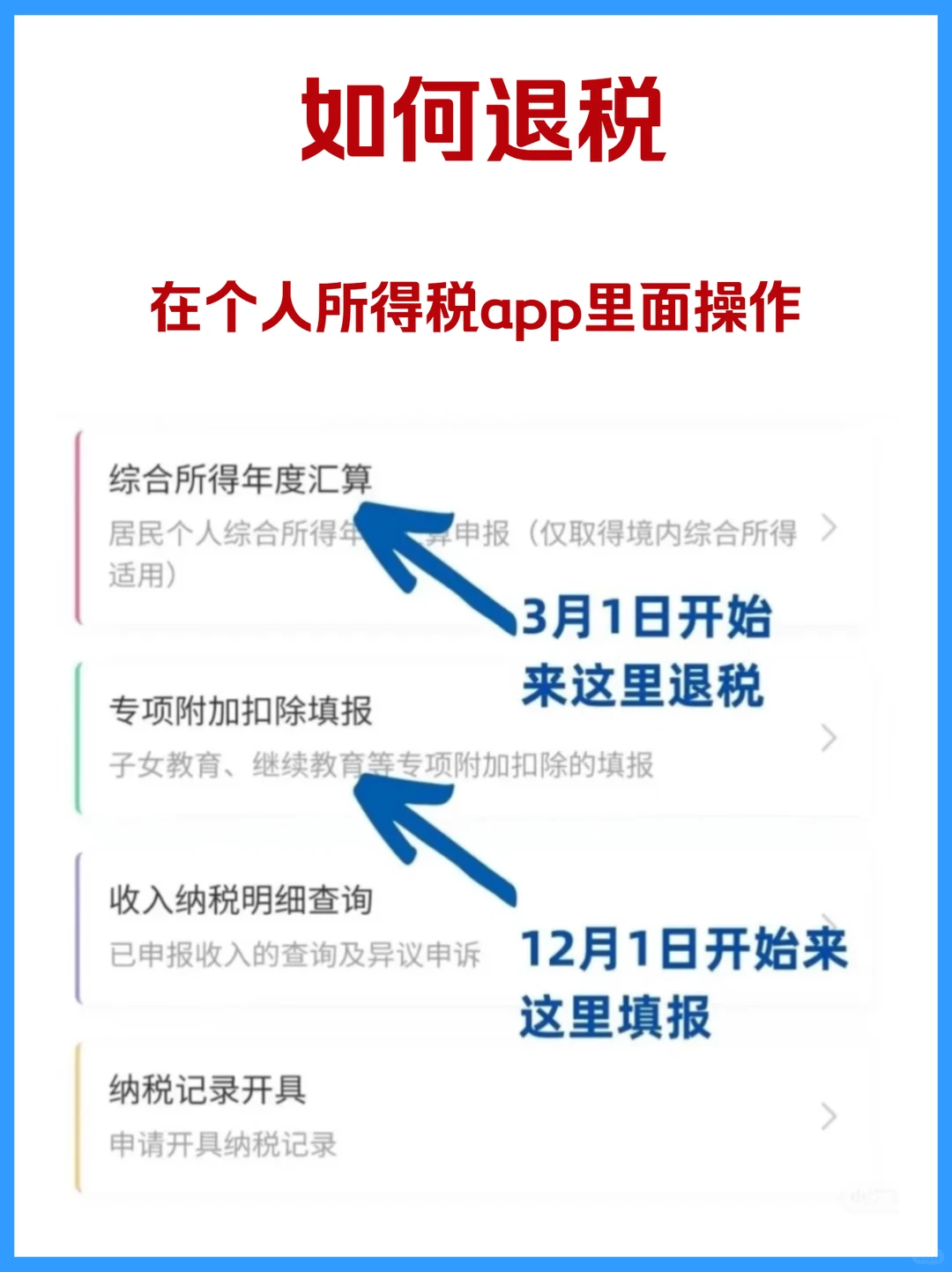 12月退税的两个小窍门，2026多退💰6480元
