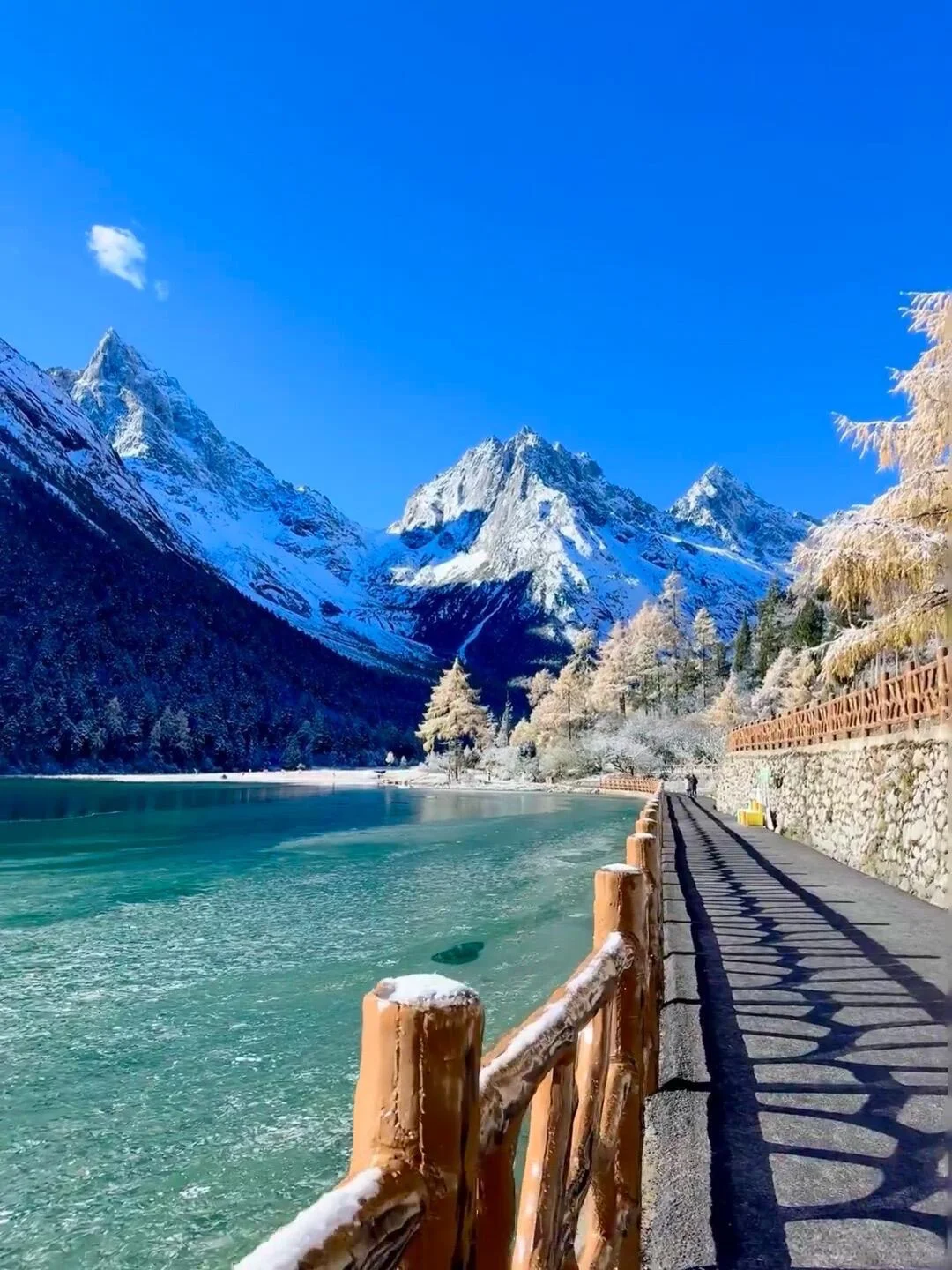 12.22📍毕棚沟现状，live实况直出，美疯了...