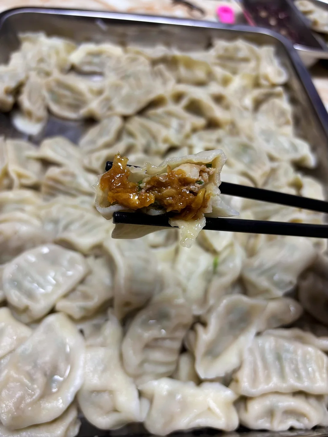 猪肉茼蒿虾仁水饺爱吃的请举手！！