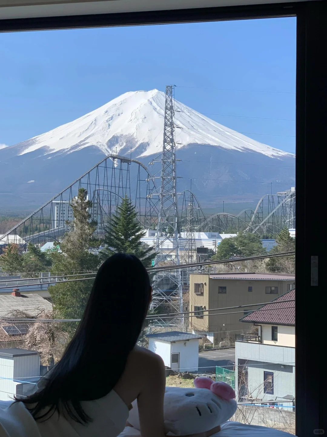 富士山在窗外 时间好像慢了下来