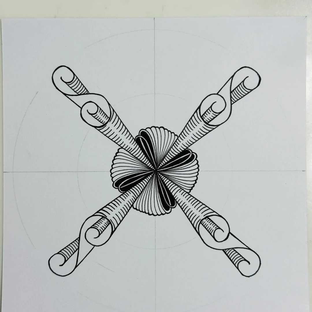 禅绕画🖼️心灵疗愈之旅161临摹