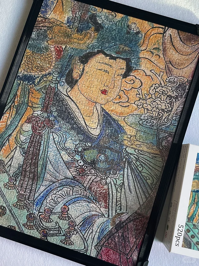 当我把壁画做成拼图搬进了家