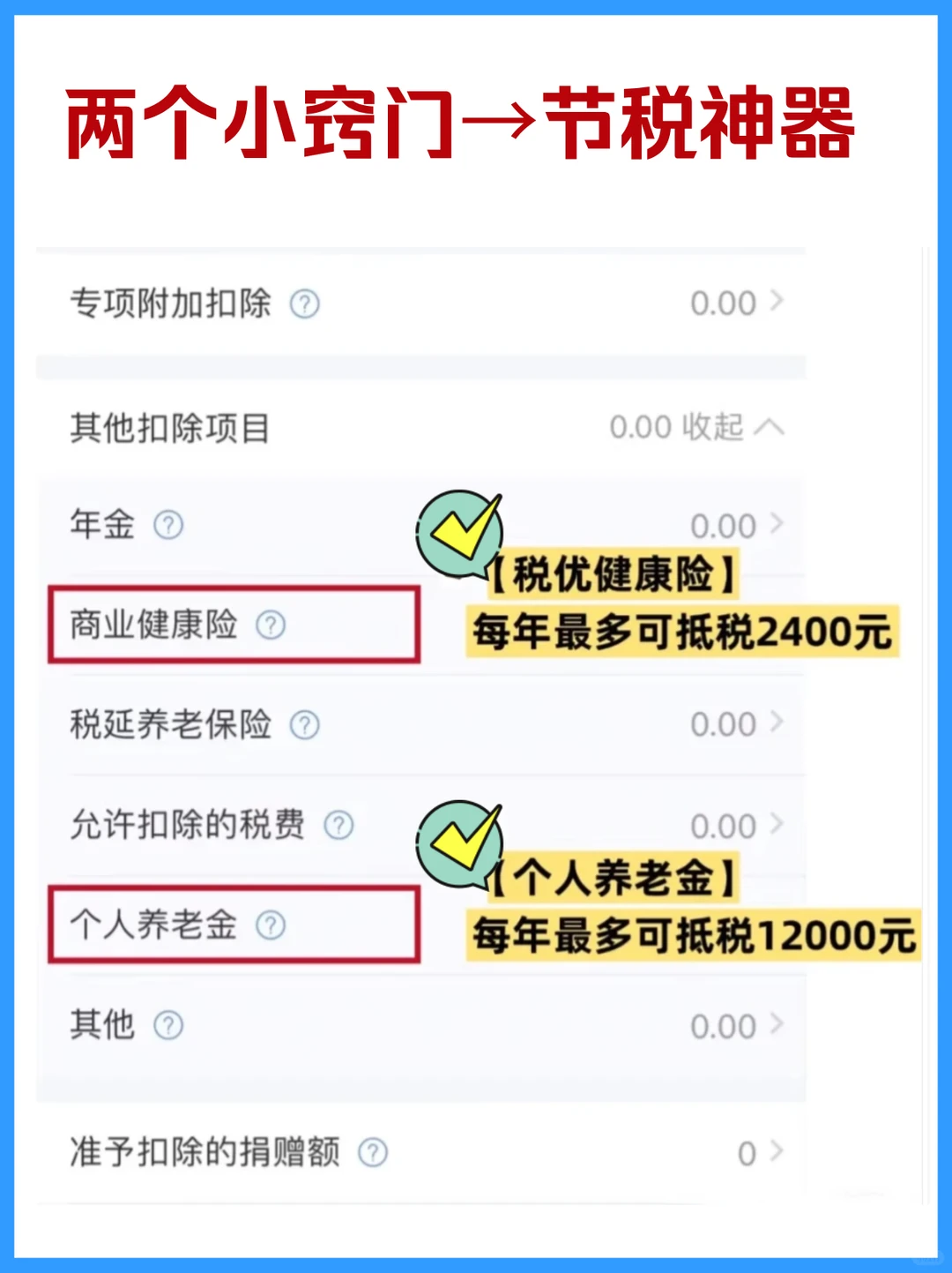 12月退税的两个小窍门，2026多退💰6480元