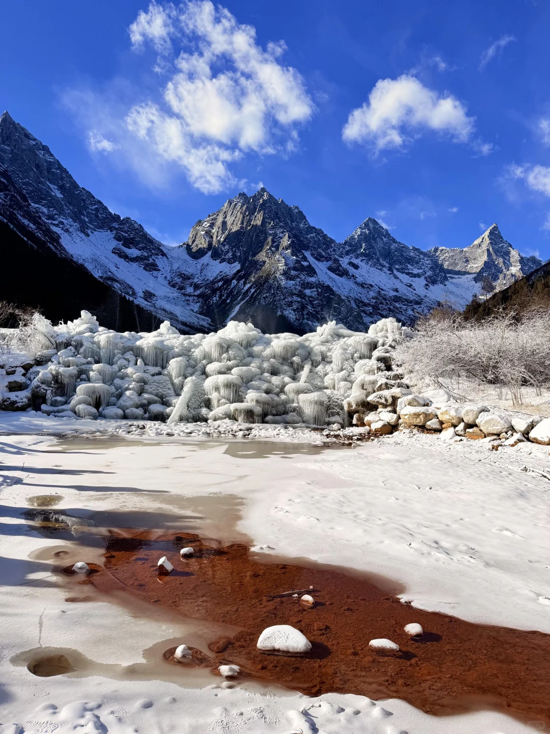 12.22📍毕棚沟现状，live实况直出，美疯了...