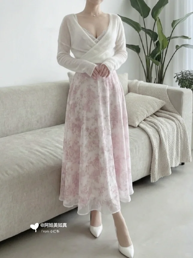 家里有地暖🏠，毛衣随便穿～