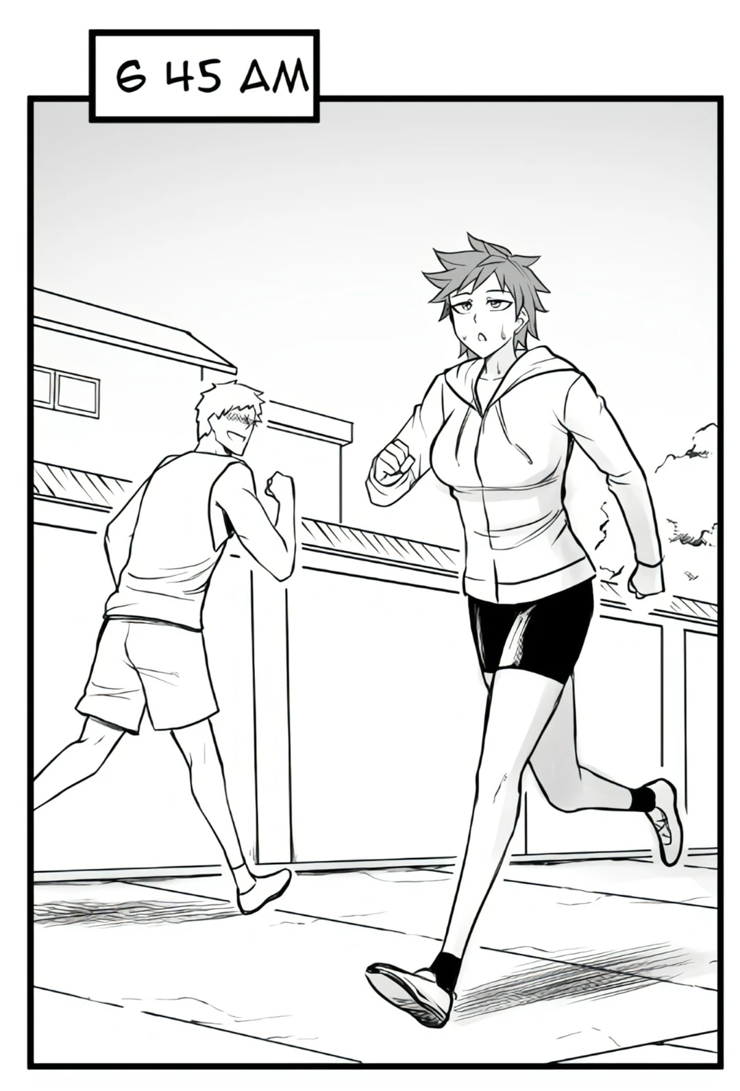 我的假小子女友生活作息很健康