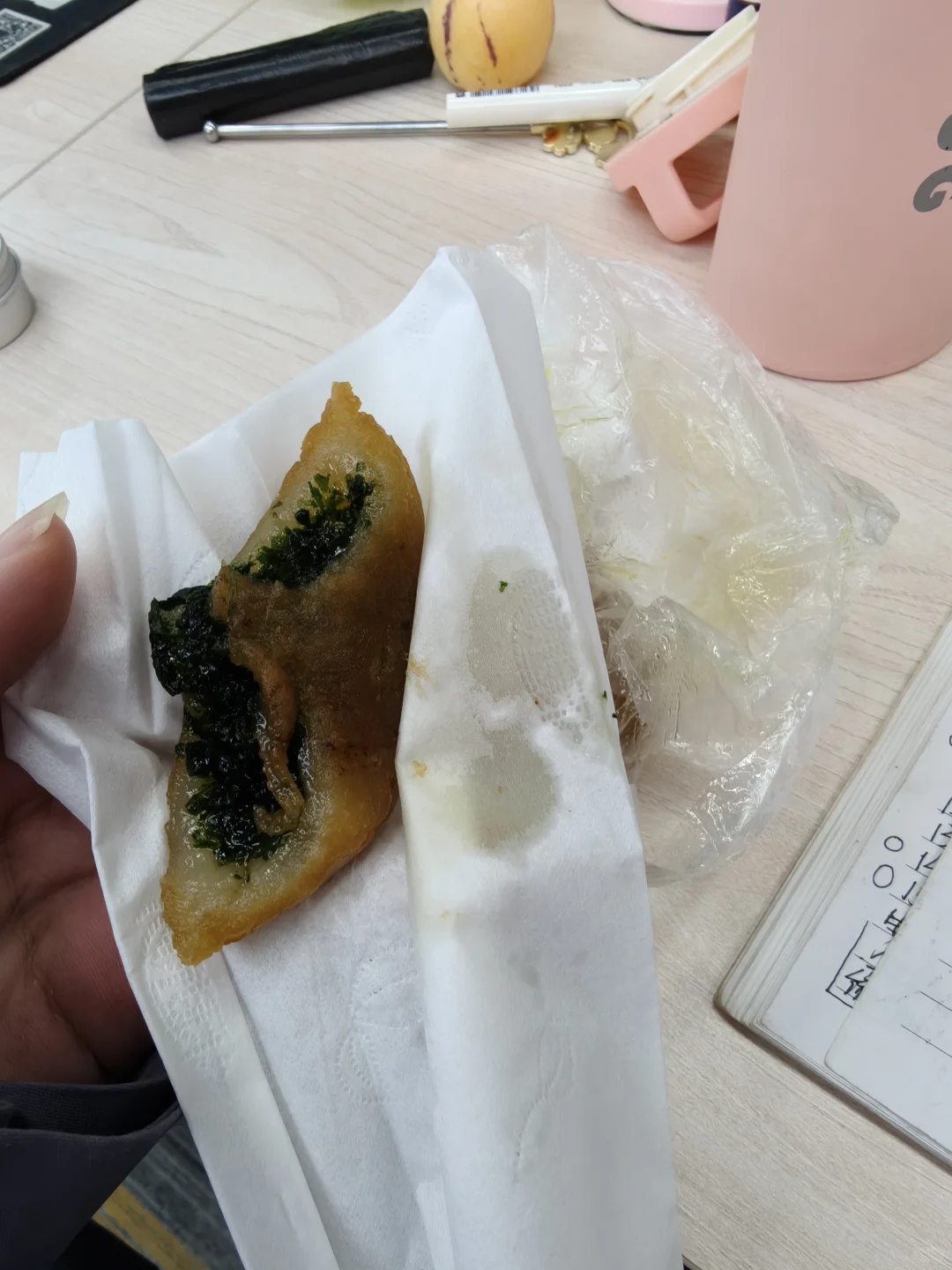 吃这个玉兰饼跟喝油有什么区别