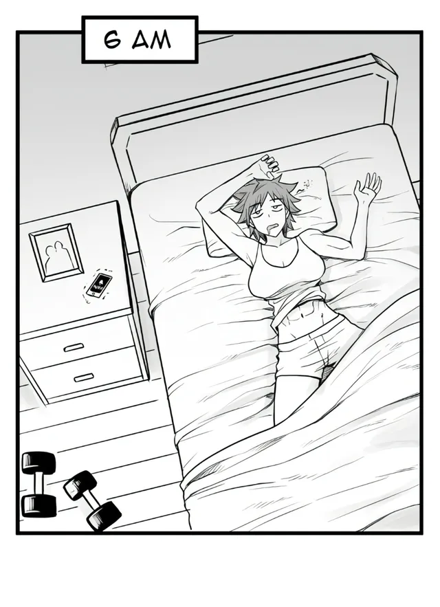 我的假小子女友生活作息很健康