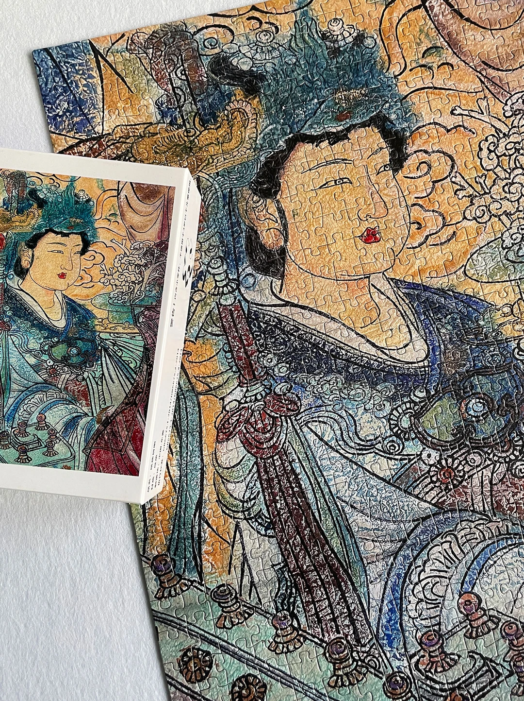 当我把壁画做成拼图搬进了家