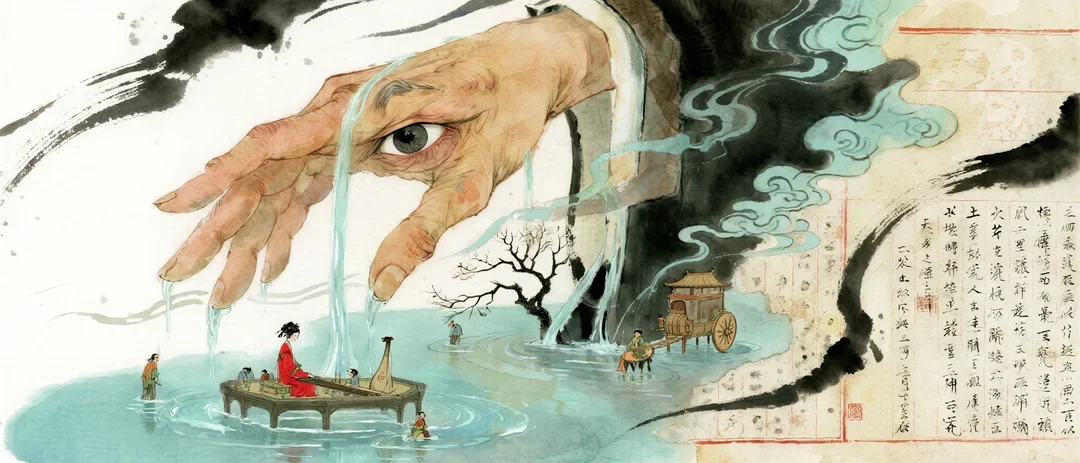 一些很有想法的聊斋构图AI实验，伟大！