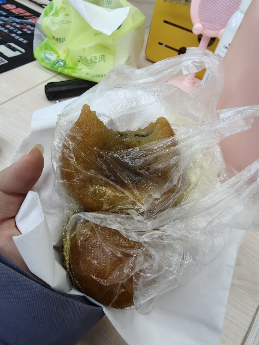 吃这个玉兰饼跟喝油有什么区别