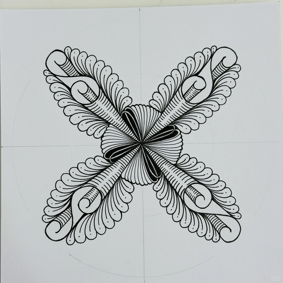 禅绕画🖼️心灵疗愈之旅161临摹