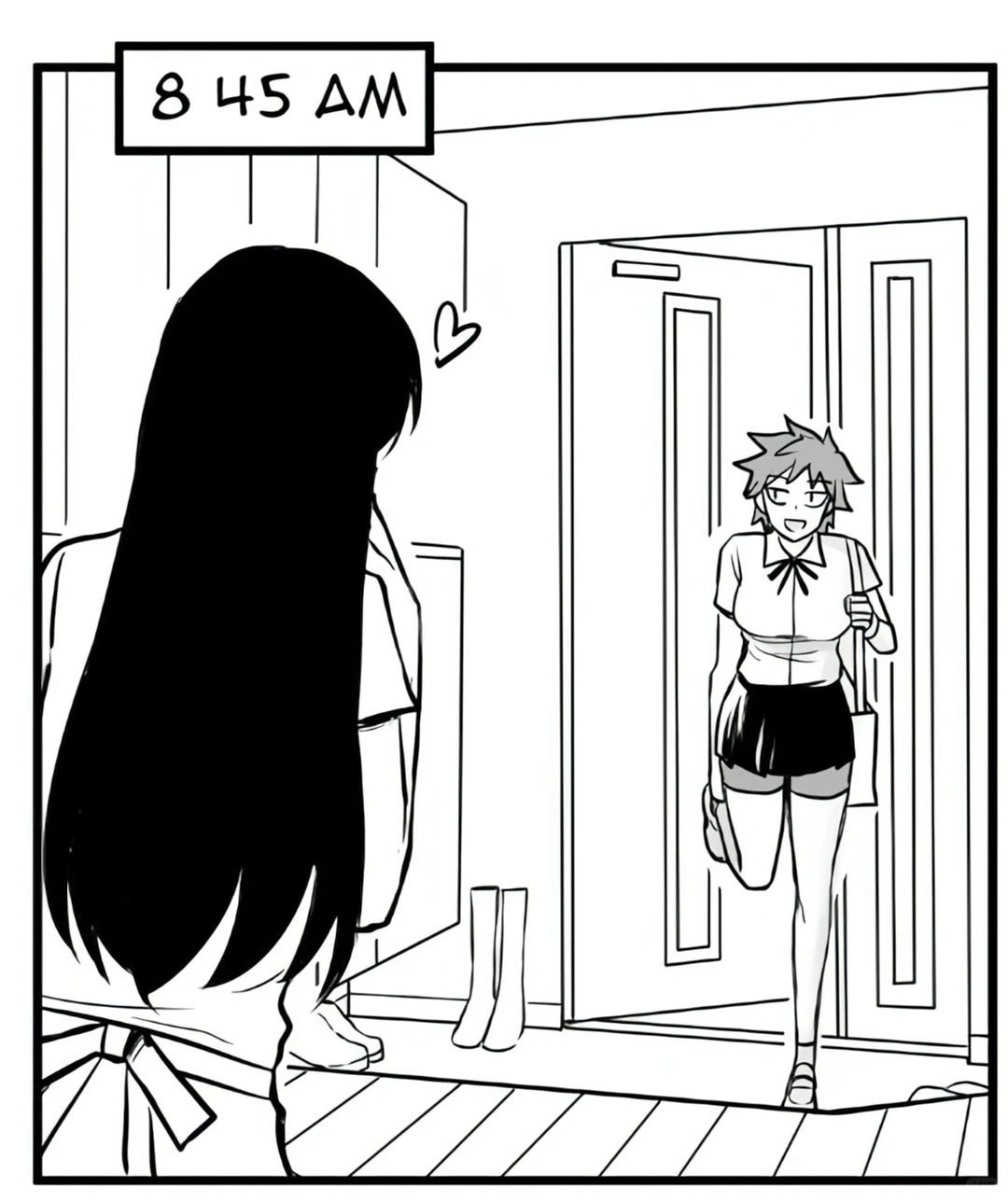 我的假小子女友生活作息很健康