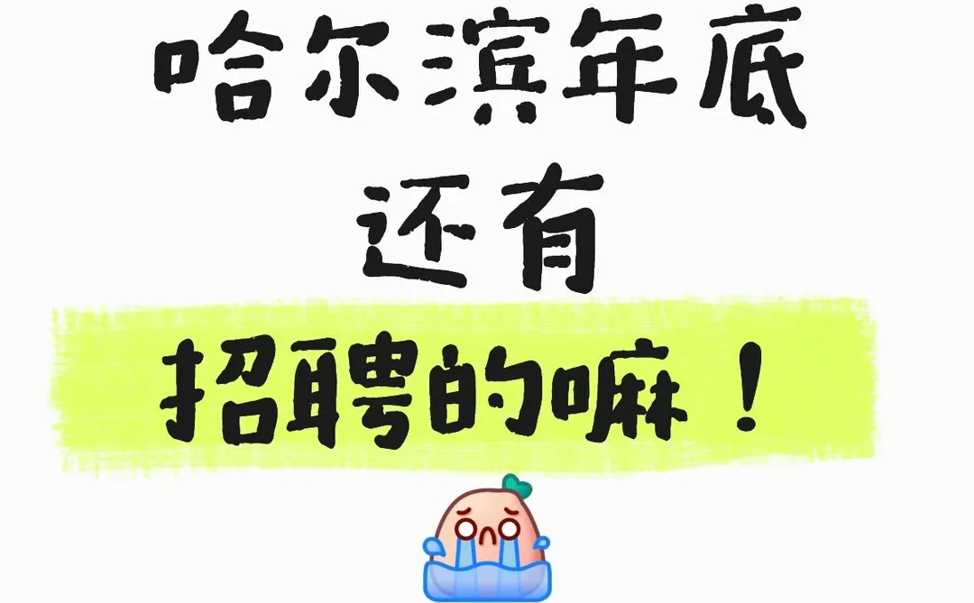 哈尔滨道里区找工作