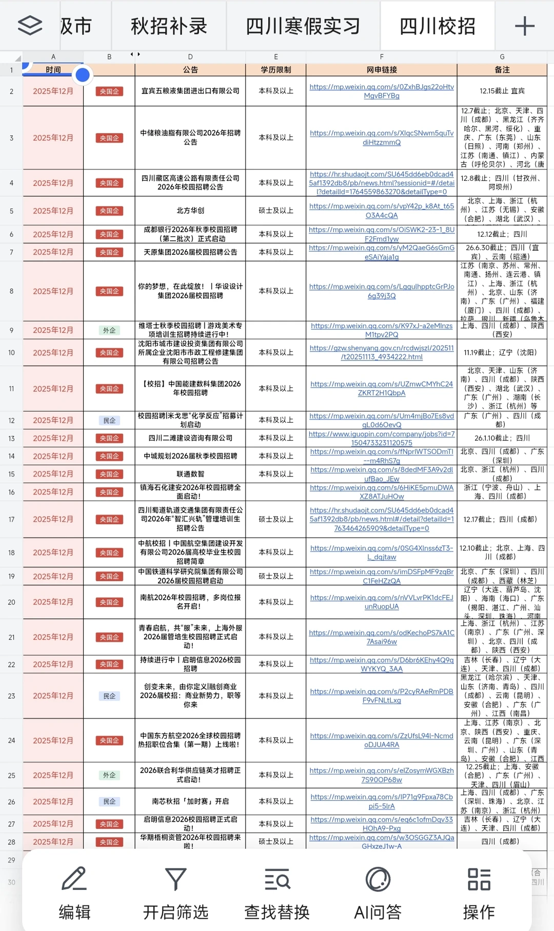 四川免笔试校招，我们喜欢你！🥰