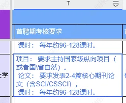 西南民族大学人才引进首聘期考核要求