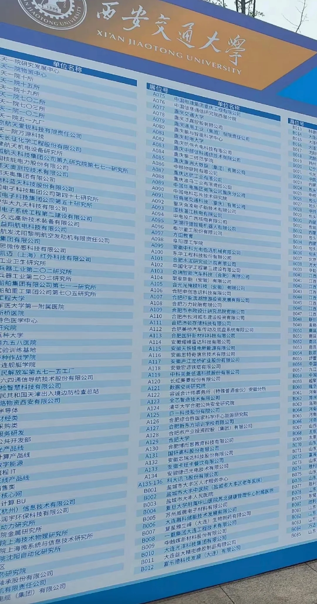 西安交通大学校园招聘双选会