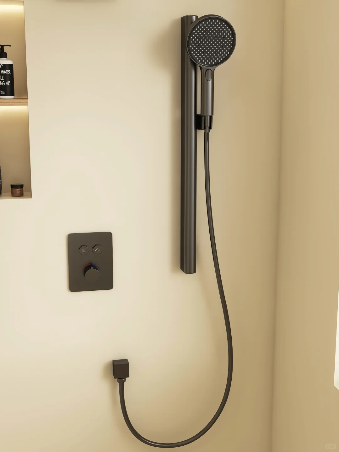 一整个惊艳住☀️原木奶油卫生间这样装太治愈