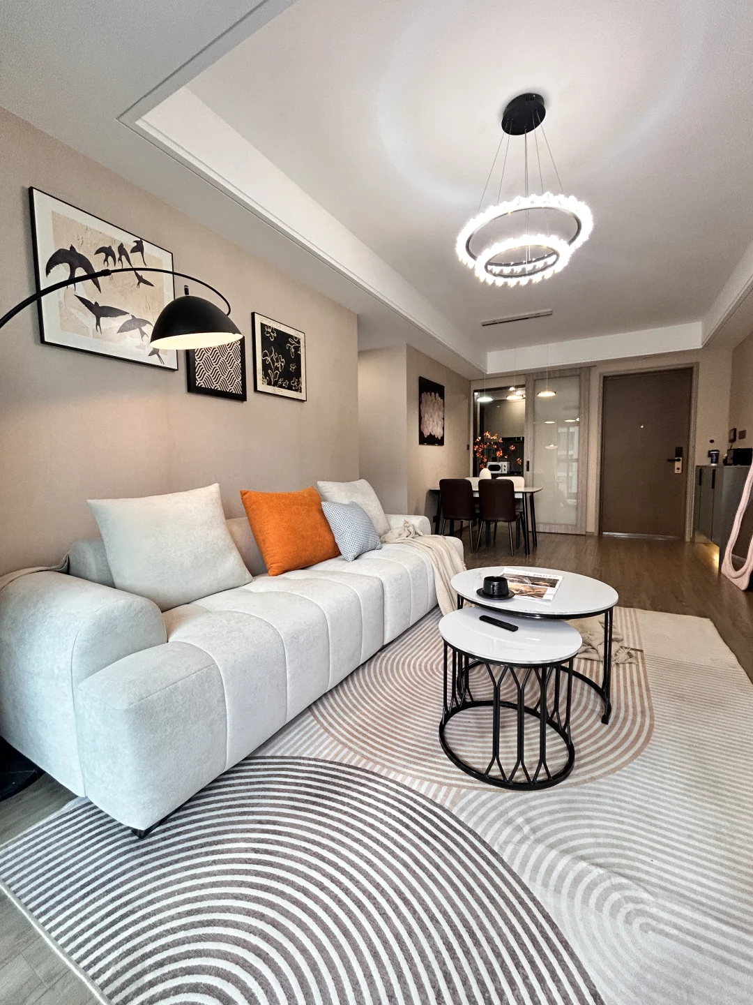 姑苏 平江新城奶油风精装修三房二厅