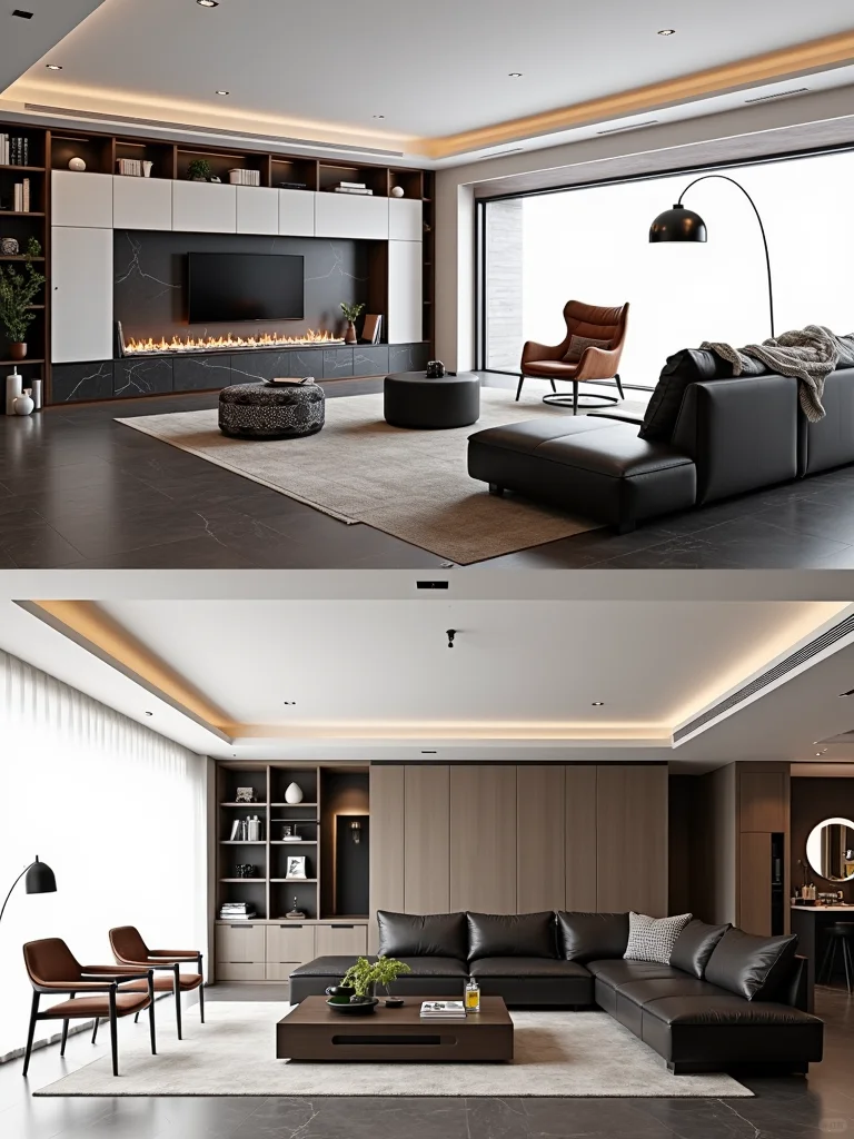 客厅low？20款意式极简设计，秒变高级❤️