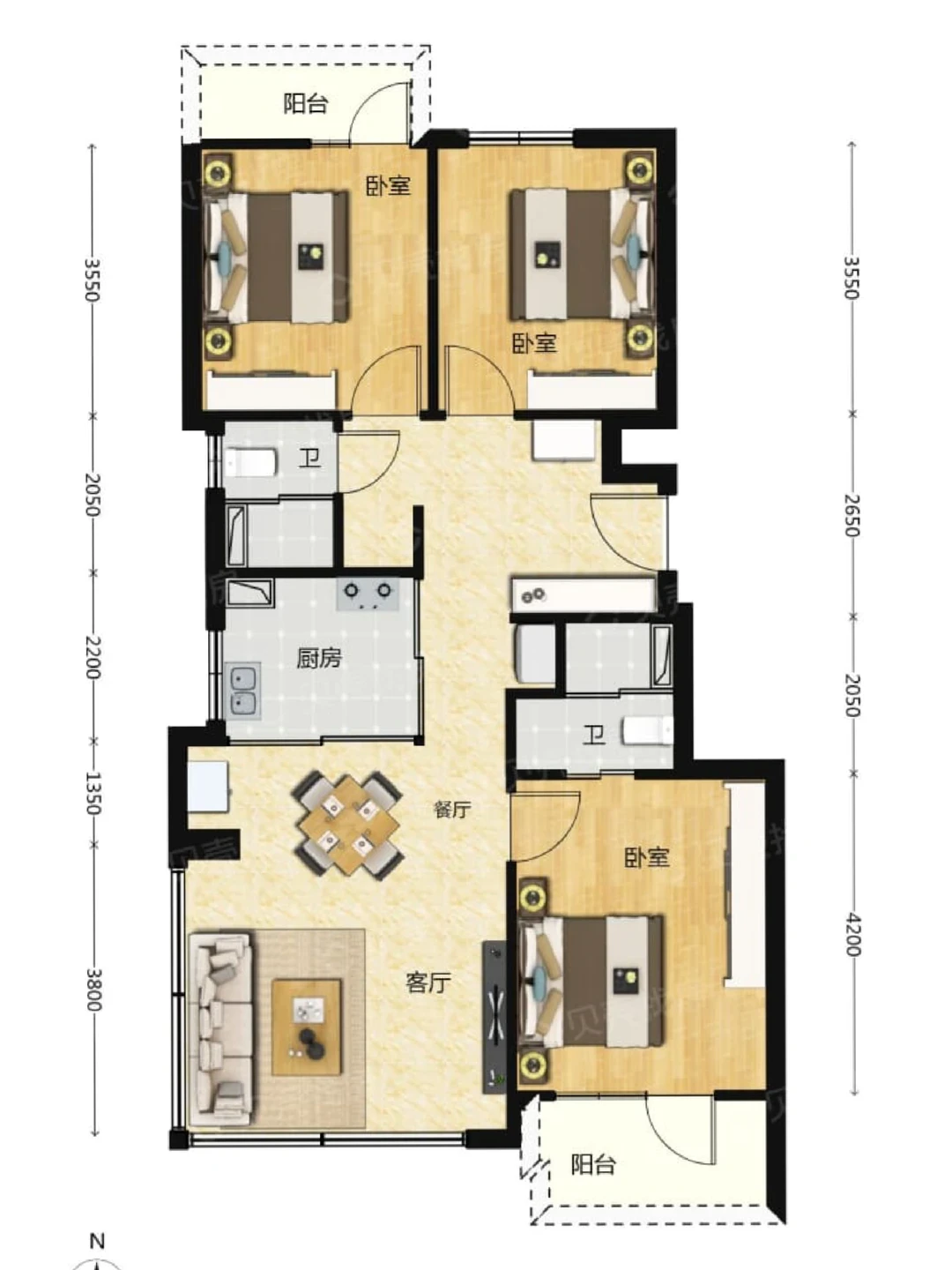 感谢北京，28岁买到四环Dream house~