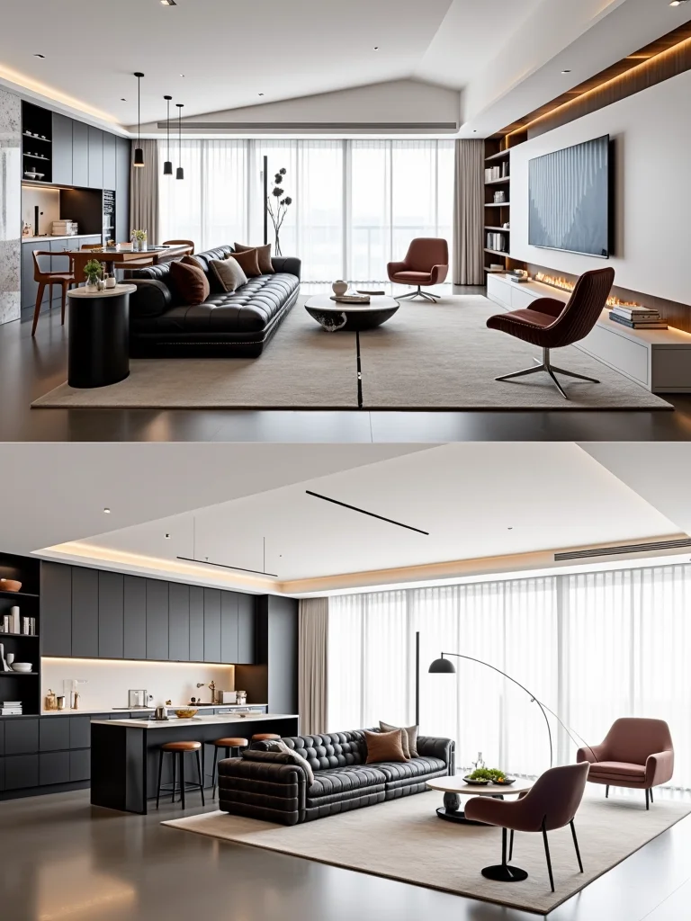 客厅low？20款意式极简设计，秒变高级❤️