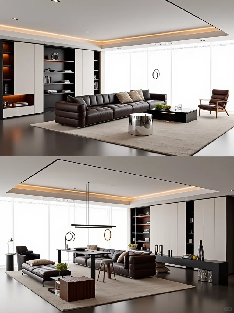 客厅low？20款意式极简设计，秒变高级❤️