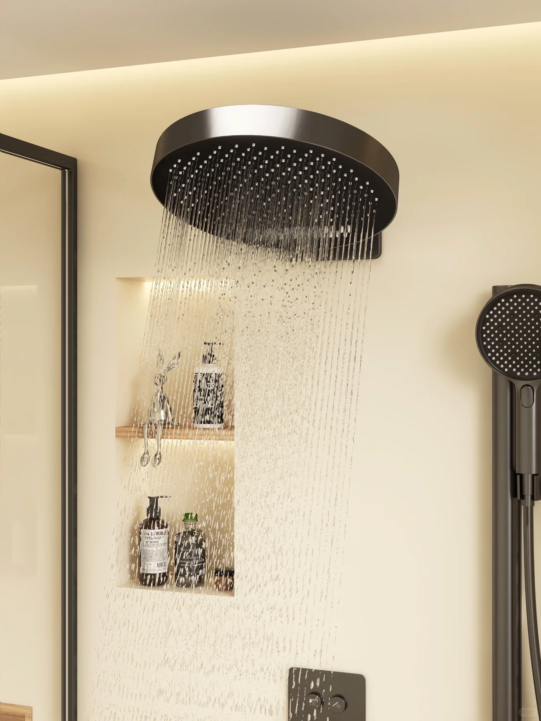 一整个惊艳住☀️原木奶油卫生间这样装太治愈