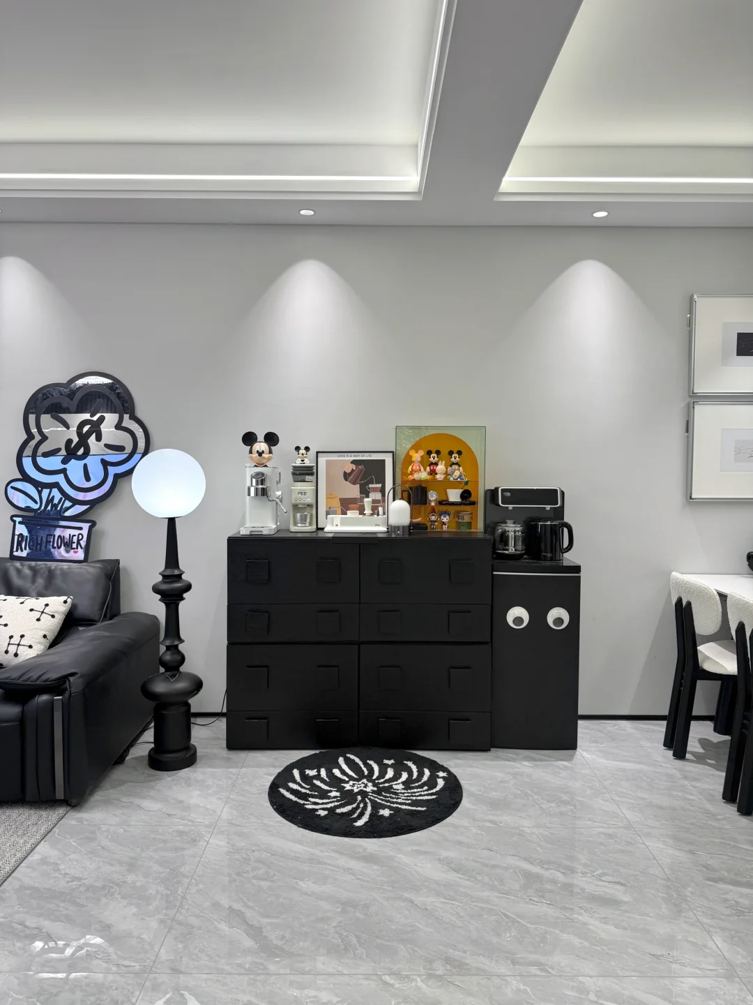 穷装就复制我家吧，10w硬装的74㎡黑白灰小家