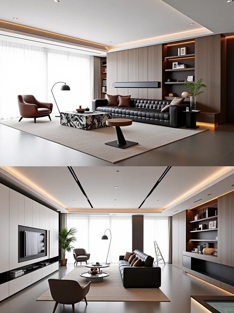 客厅low？20款意式极简设计，秒变高级❤️