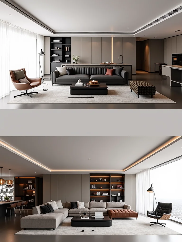 客厅low？20款意式极简设计，秒变高级❤️