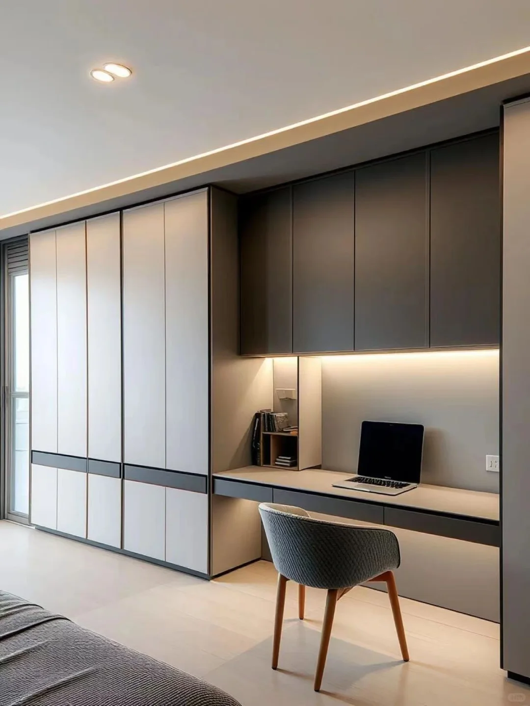 9种床尾柜+梳妆台一体式设计！