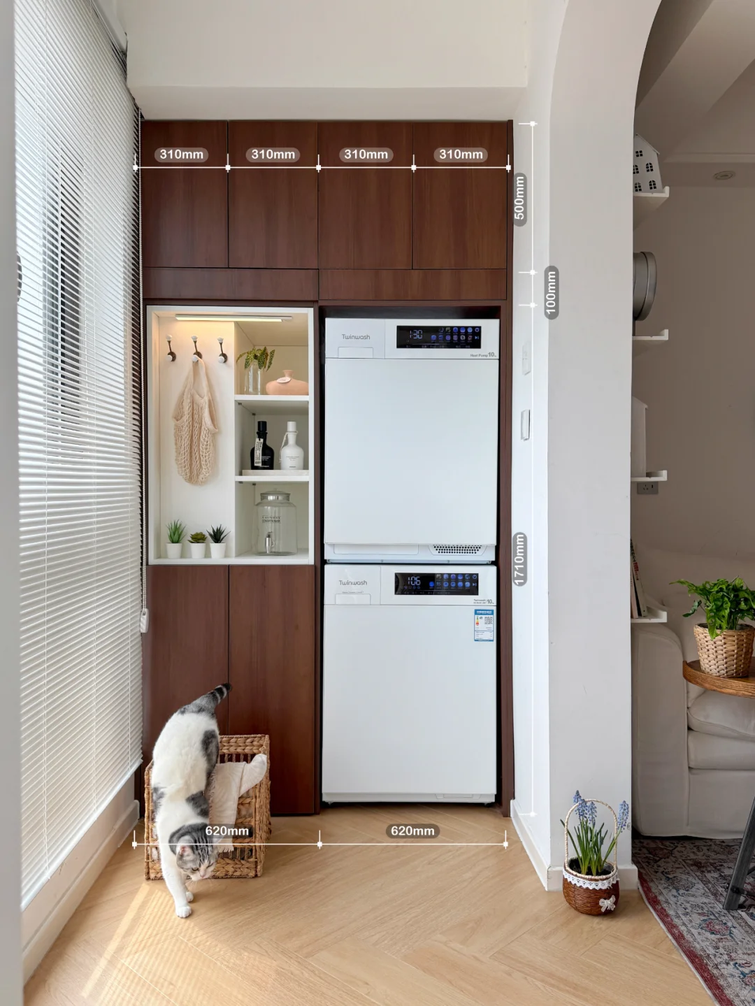 5款小户型阳台家政柜 | 尺寸🉑️直接照搬