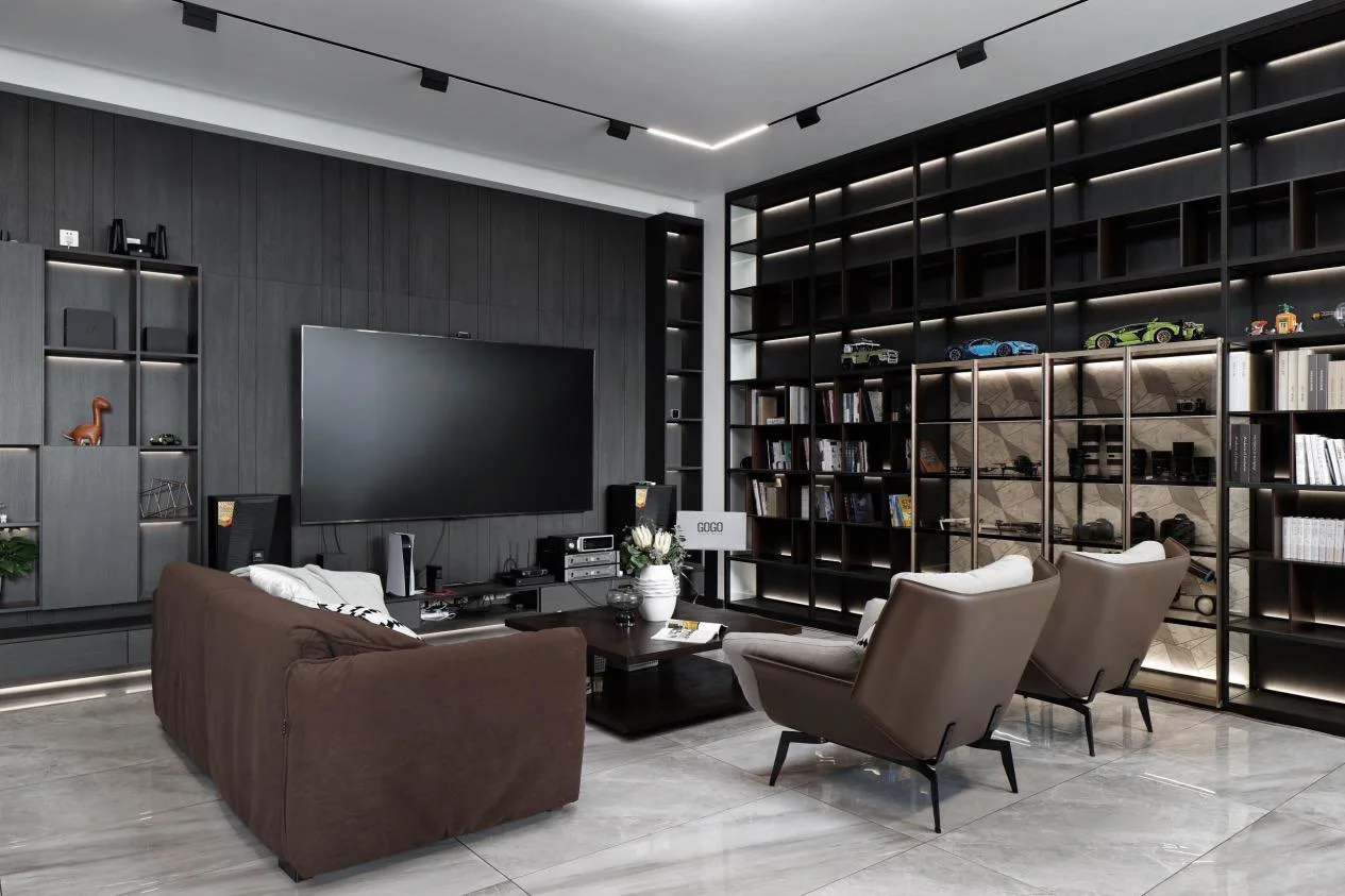 哪家全屋定制可以还原这样的客厅装修