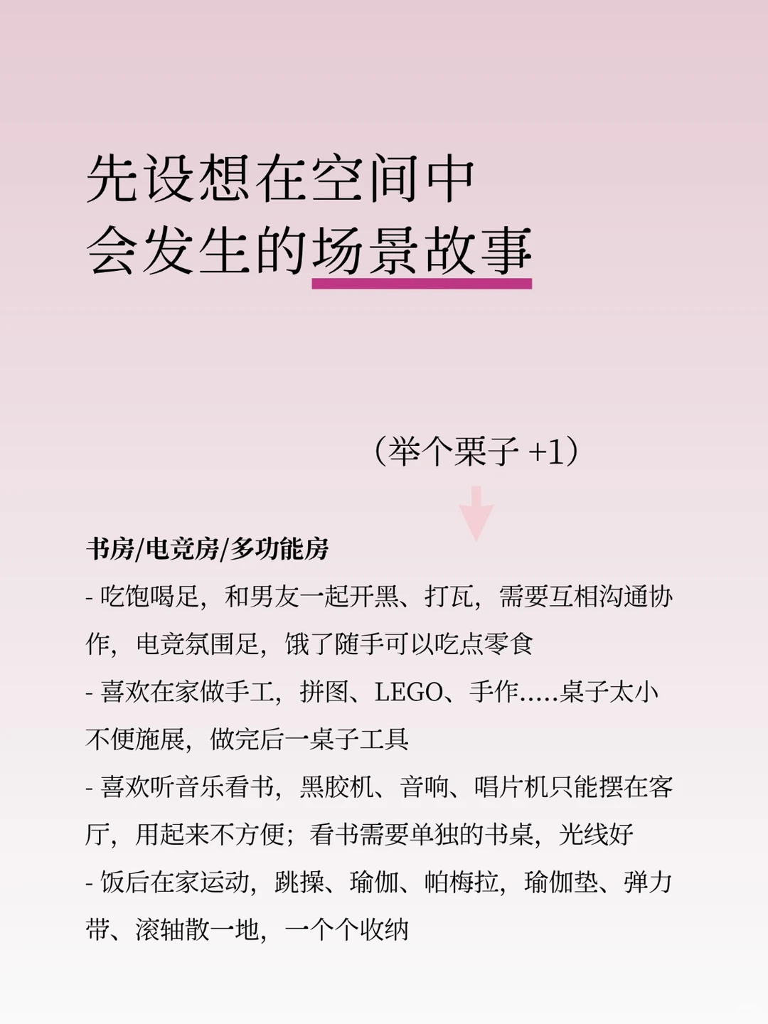 ✍🏻装修第一步，不要急着找参考图！！