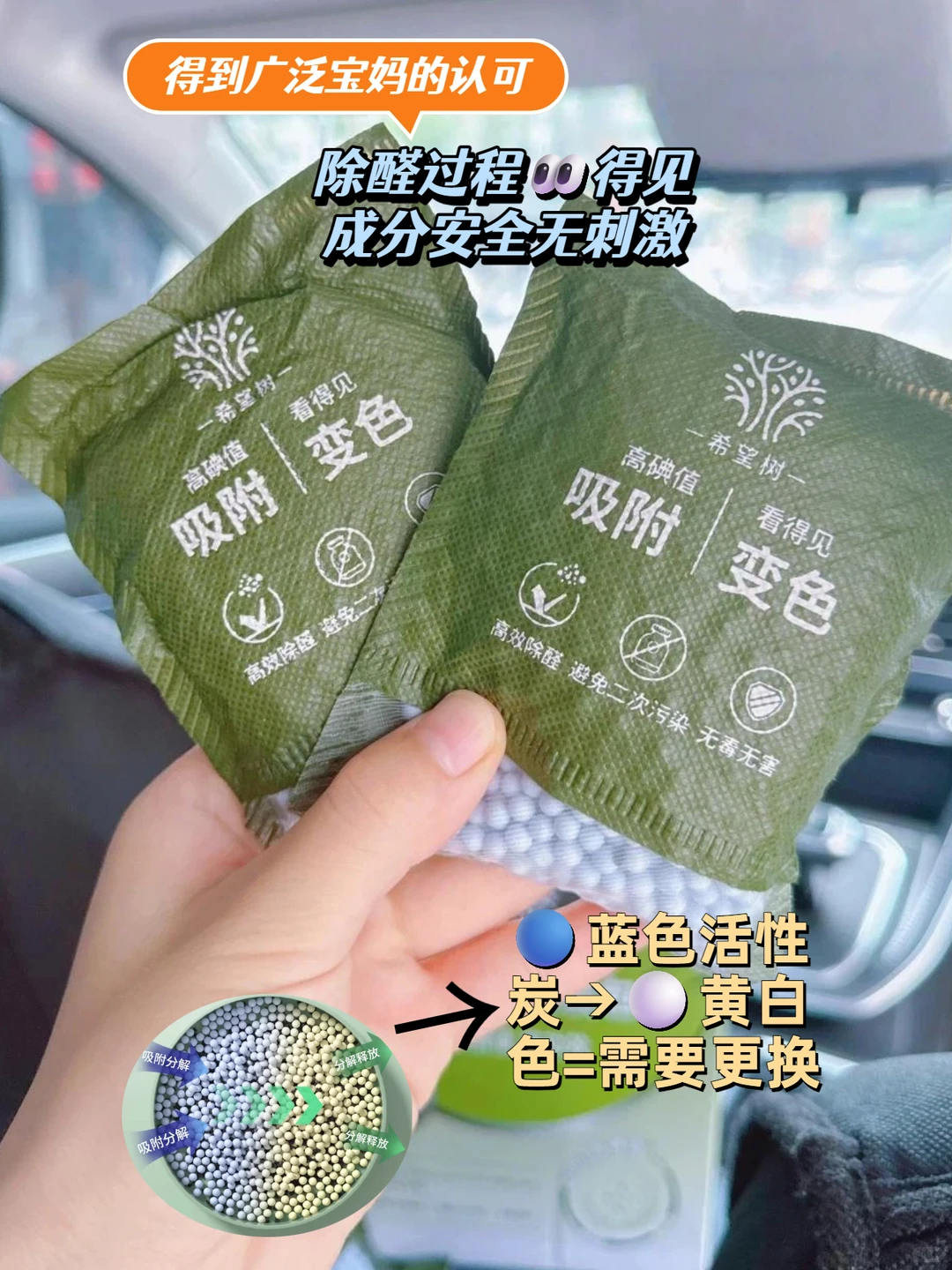 希望树炭包变色等于是没用了吗😥？