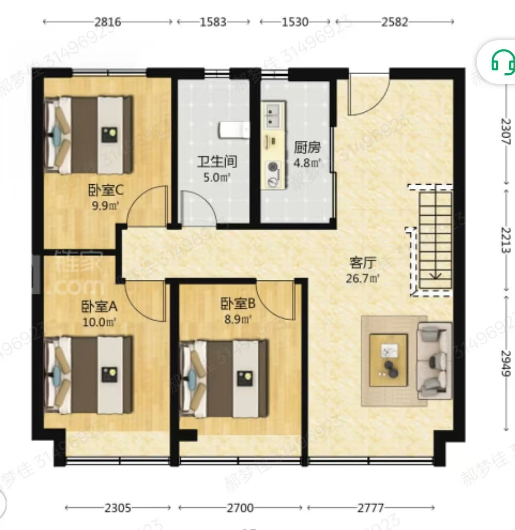 石景山新房出租！！！