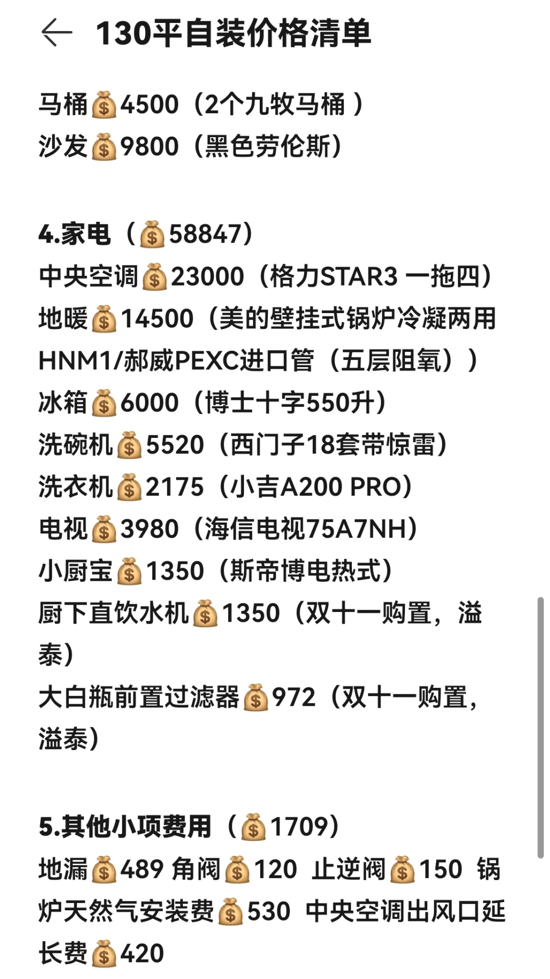从4月到现在，我家装修花了多少钱❓