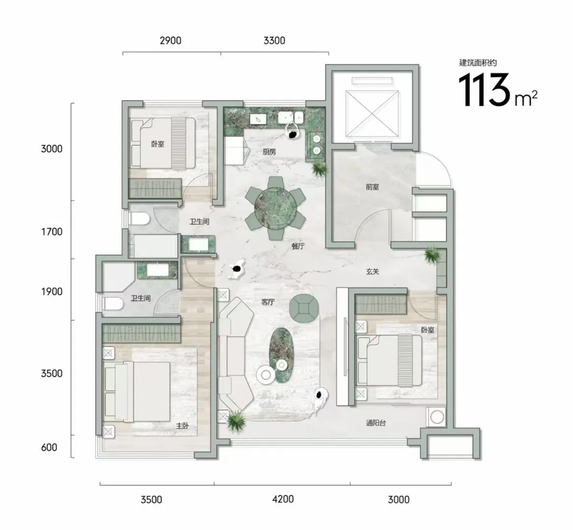 大家觉得哪个户型好？