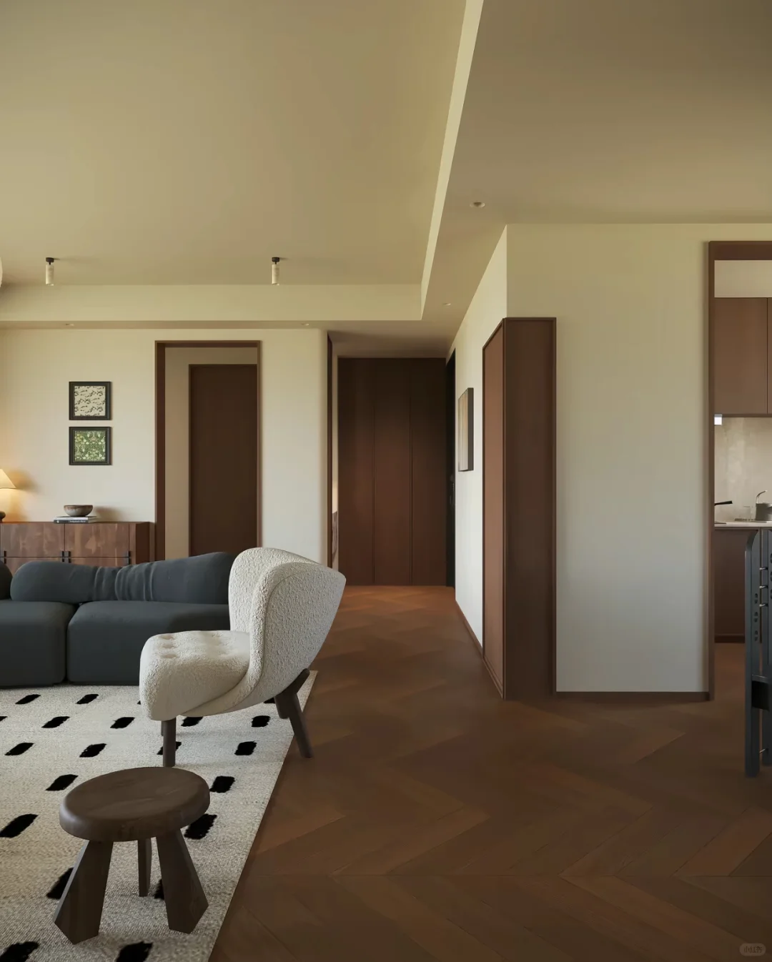 邯郸全案设计｜自然通透的中古风新家