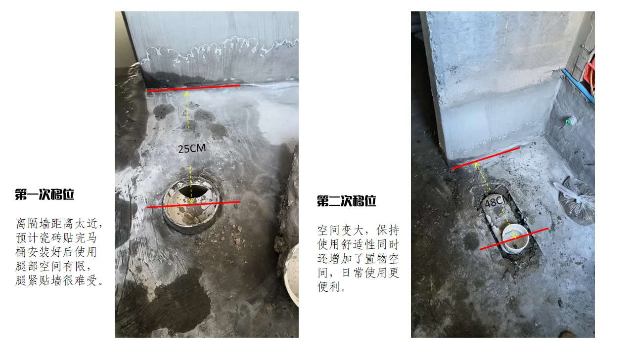 装修避坑记:马桶移位的“折腾”与安心