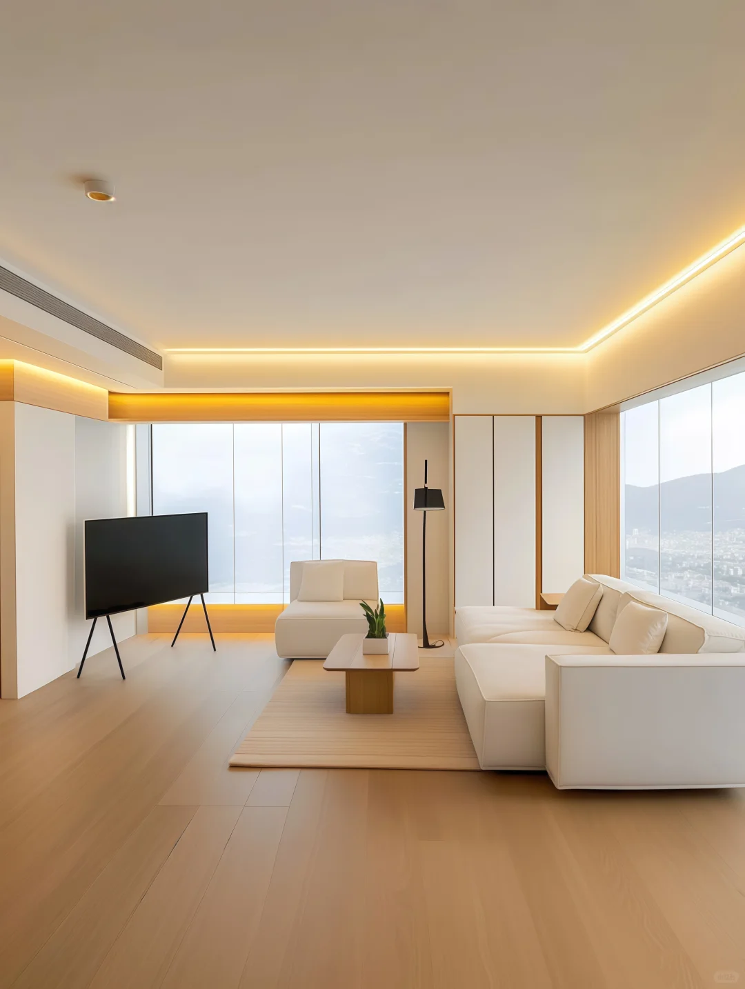 装完极简原木才知道！130㎡也能装出高级感