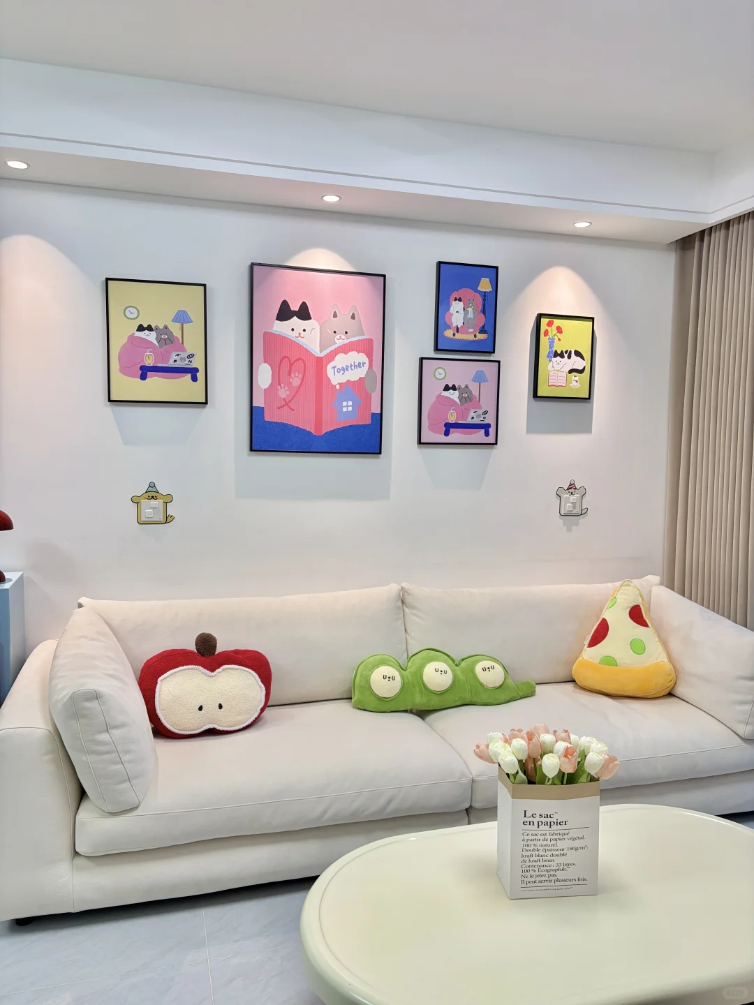 普通人的家干干净净就好啦💕