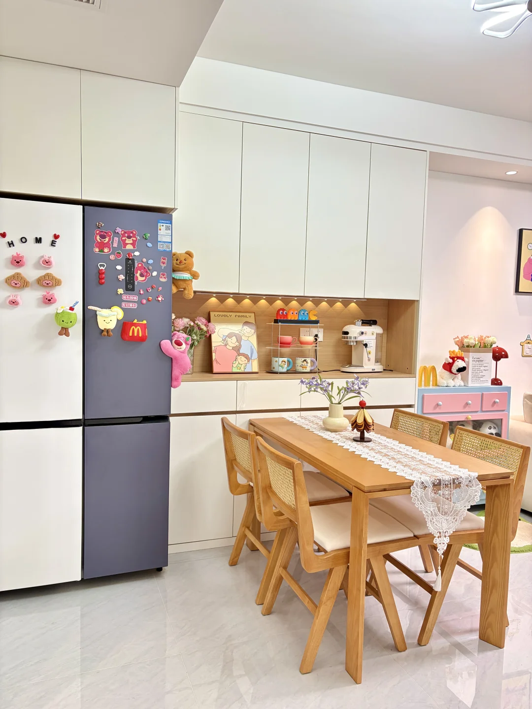 普通人的家干干净净就好啦💕