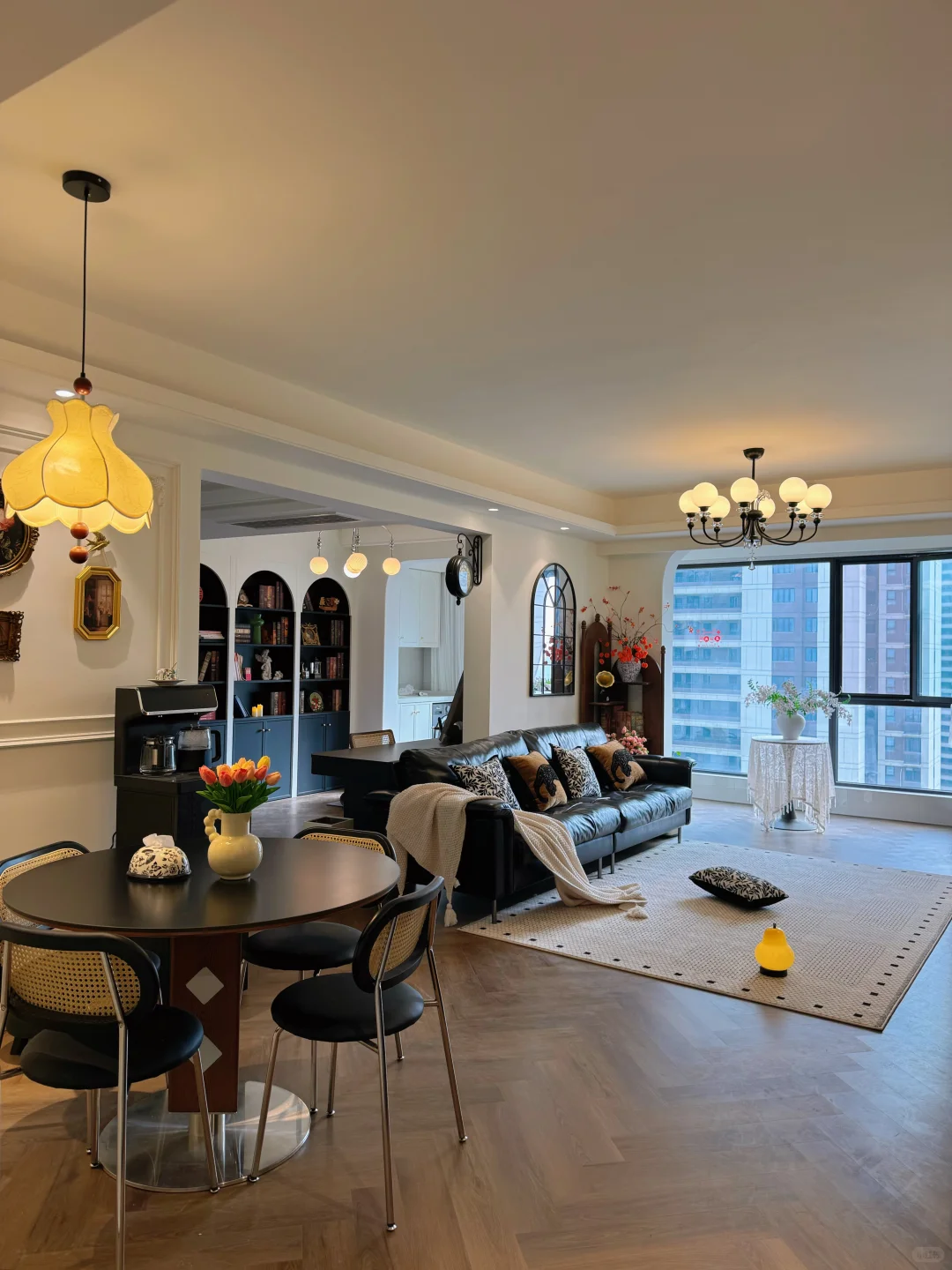 100平四房两卫精装房，10w落地可以参考我家！