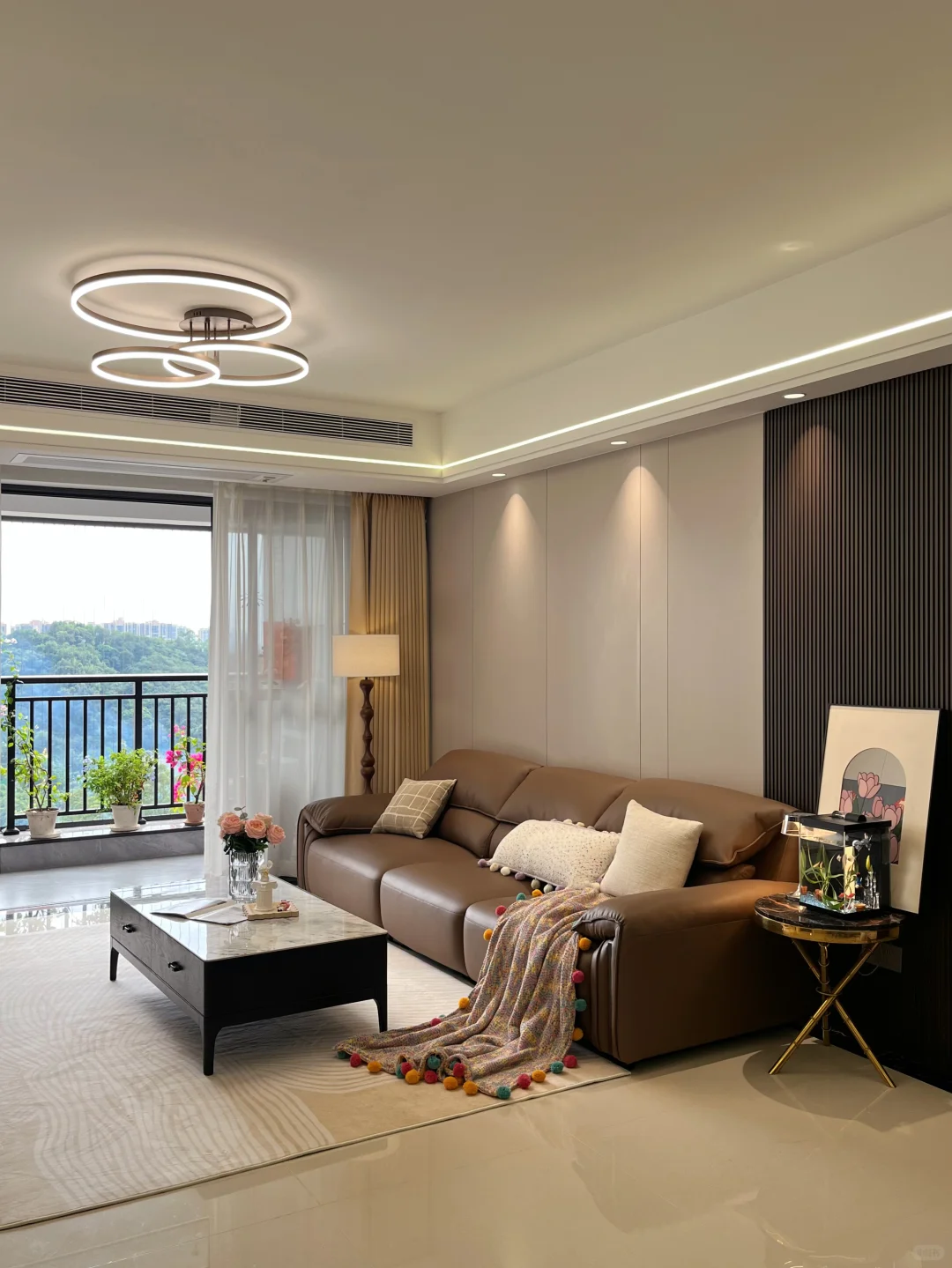 买不起大房子，有个120平温馨小家也不错～