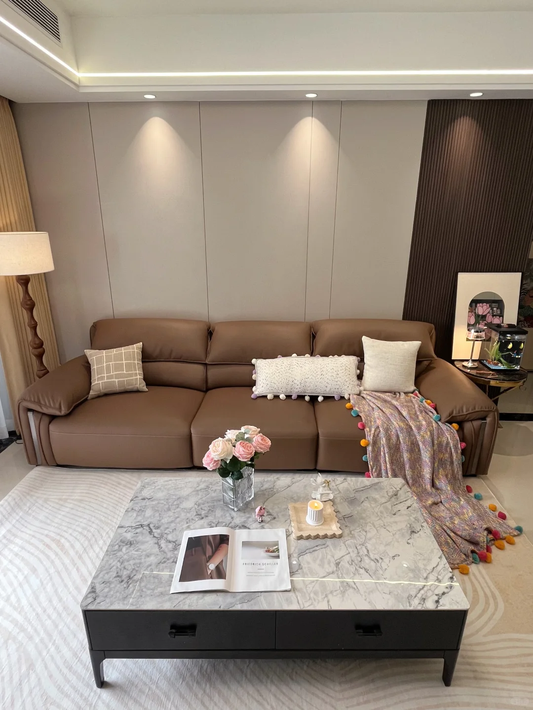 买不起大房子，有个120平温馨小家也不错～